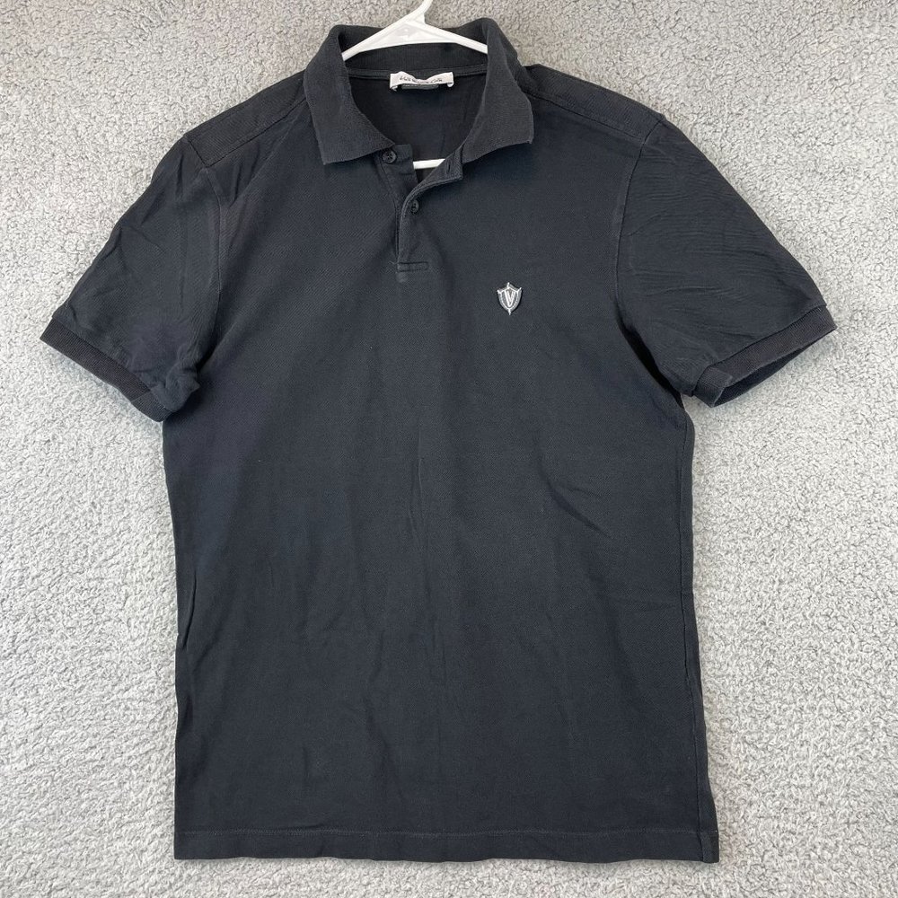 Versace Collection Men's Black Short Sleeve Polo Shirt size M